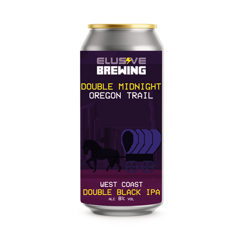 Elusive Double Midnight Oregon 2025 Double Black IPA 8% (440ml)