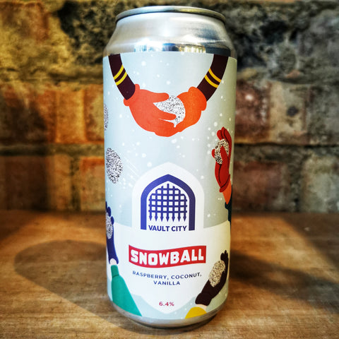 Vault City Snowball Raspberry Cocount Vanilla Sour 6.4% (440ml)