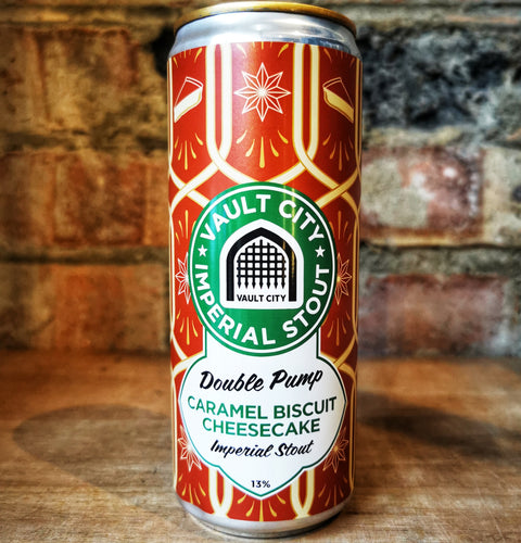 Vault City Double Pump Caramel Biscuit Cheesecake Stout 13% (330ml)