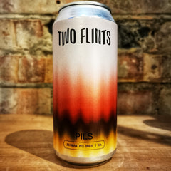 Two Flints Pils 5% (440ml) - Caps and Taps