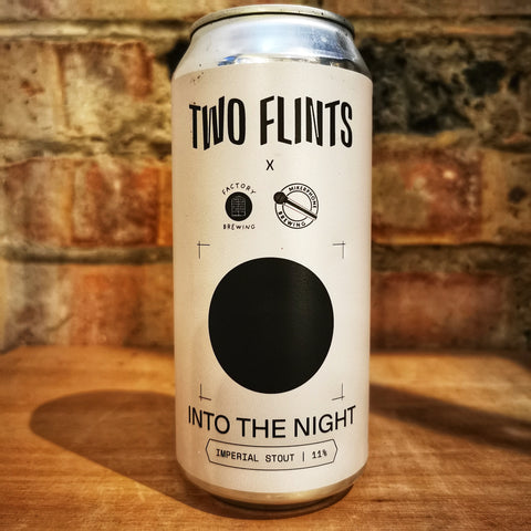 Two Flints x Mikerphone Into The Night Coconut, Vanilla & Coffee Imperial Stout 11% (440ml)