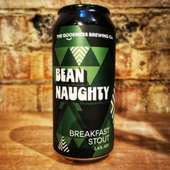 Goodness Bean Naughty 5.4% (440ml) - Caps and Taps