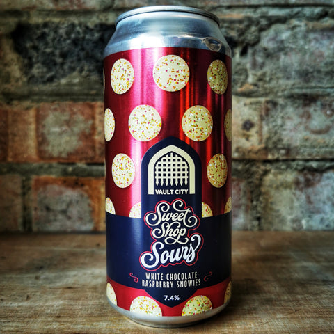 Vault City White Chocolate Raspberry Snowies Sweet Shop Sour 7.4% (440ml)