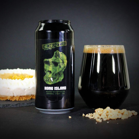 Neon Raptor Kong Island Peanut Banoffee Pie Imperial Stout 12% (440ml)