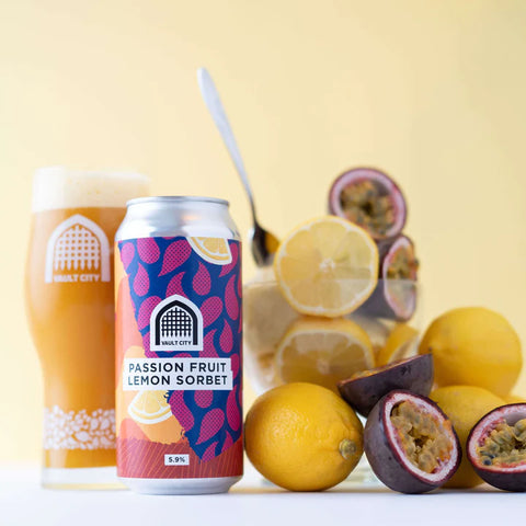 Vault City Passion Fruit Lemon Sorbet 5.9% (440ml)