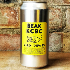 Beak x KCBC Ollo DIPA 8% (440ml) - Caps and Taps