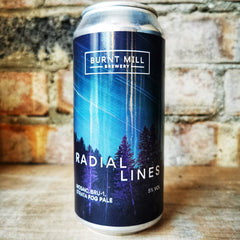 Burnt Mill Radial Lines Fog Pale Ale 4.6% (440ml) - Caps and Taps