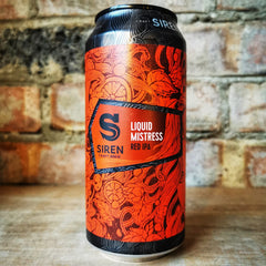 Siren Liquid Mistress Red IPA 5.8% (440ml) - Caps and Taps