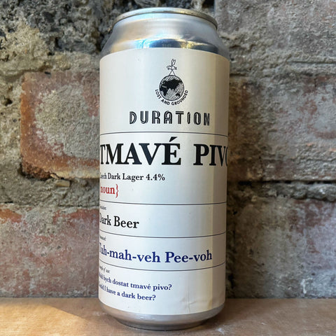 Duration x Lost & Grounded Tmavé Pivo 4.4% (440ml)